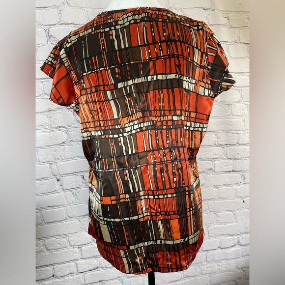 Apt 9 Silky Geometric Top size Large - Picture 5 of 9